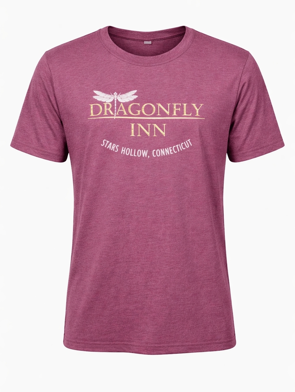 Dragonfly Inn Heathered Red Short Sleeve T-Shirt - NWOT